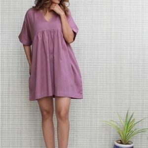 Linen/Cotton Summer Baby Doll Dress